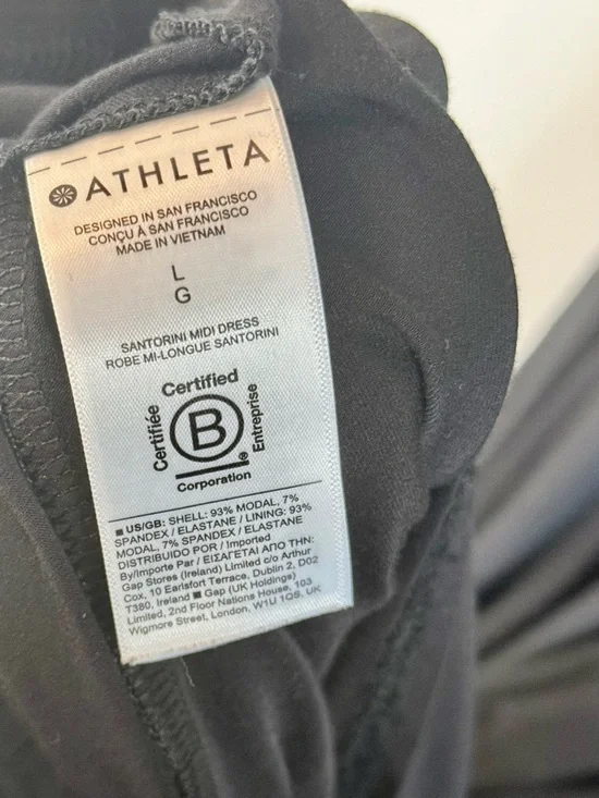 Athleta Black SANTORINI MIDI DRESS - Picture 6 of 6